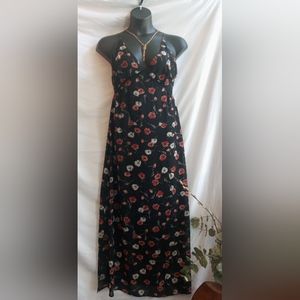 Black Spaghetti Strap Summer Slip Dress